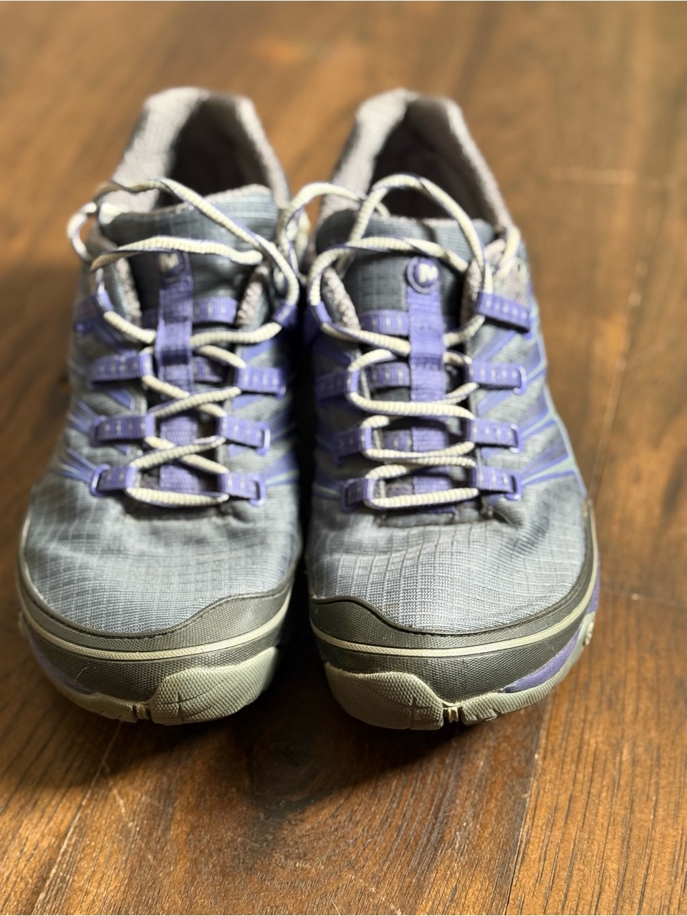 Merrell Women’s Gray and Purple Trail Sneakers